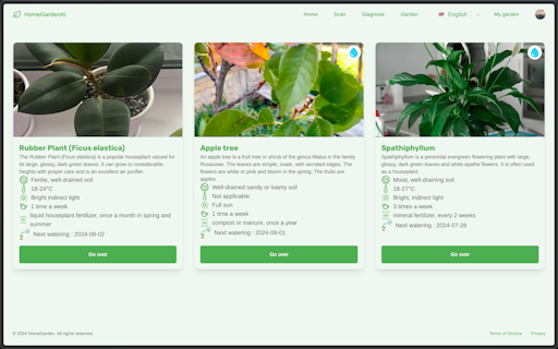 HomeGardenAI