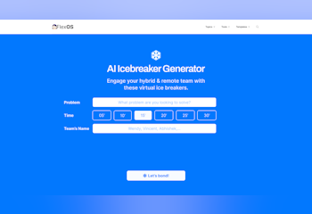 AI Icebreaker Generator