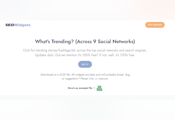 Social Trends Tracker