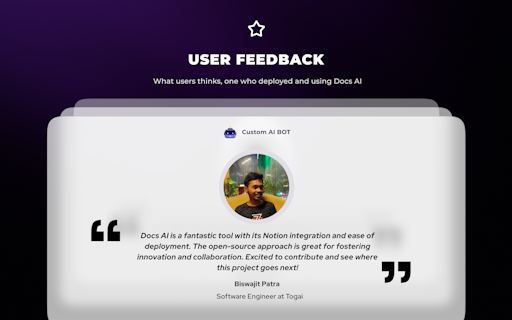 AI Chat Widget + Notion