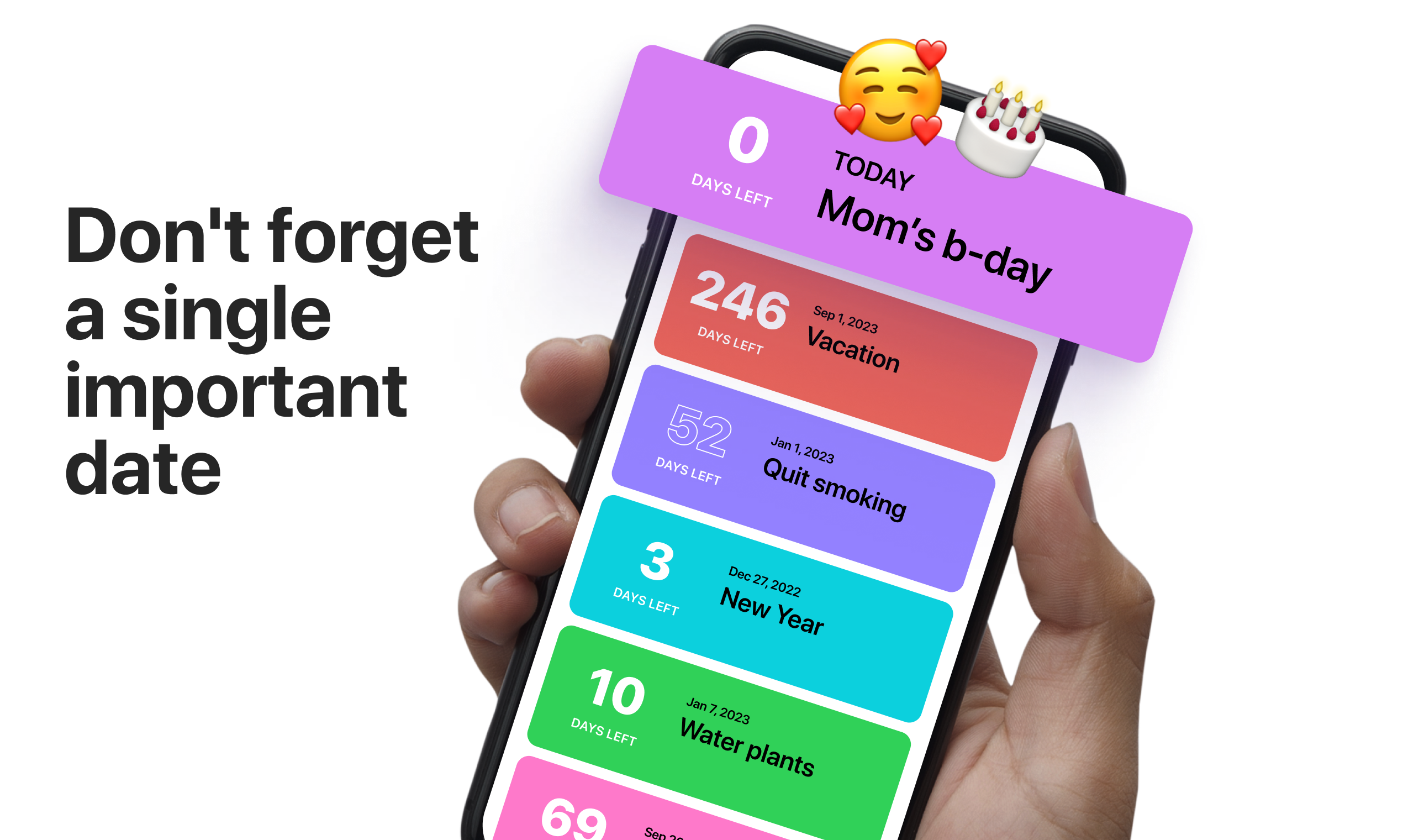 Days Counter Event Tracker