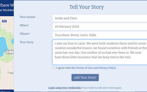 WhereWeMet.Org