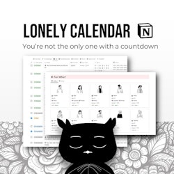 Notion Lonely Calendar