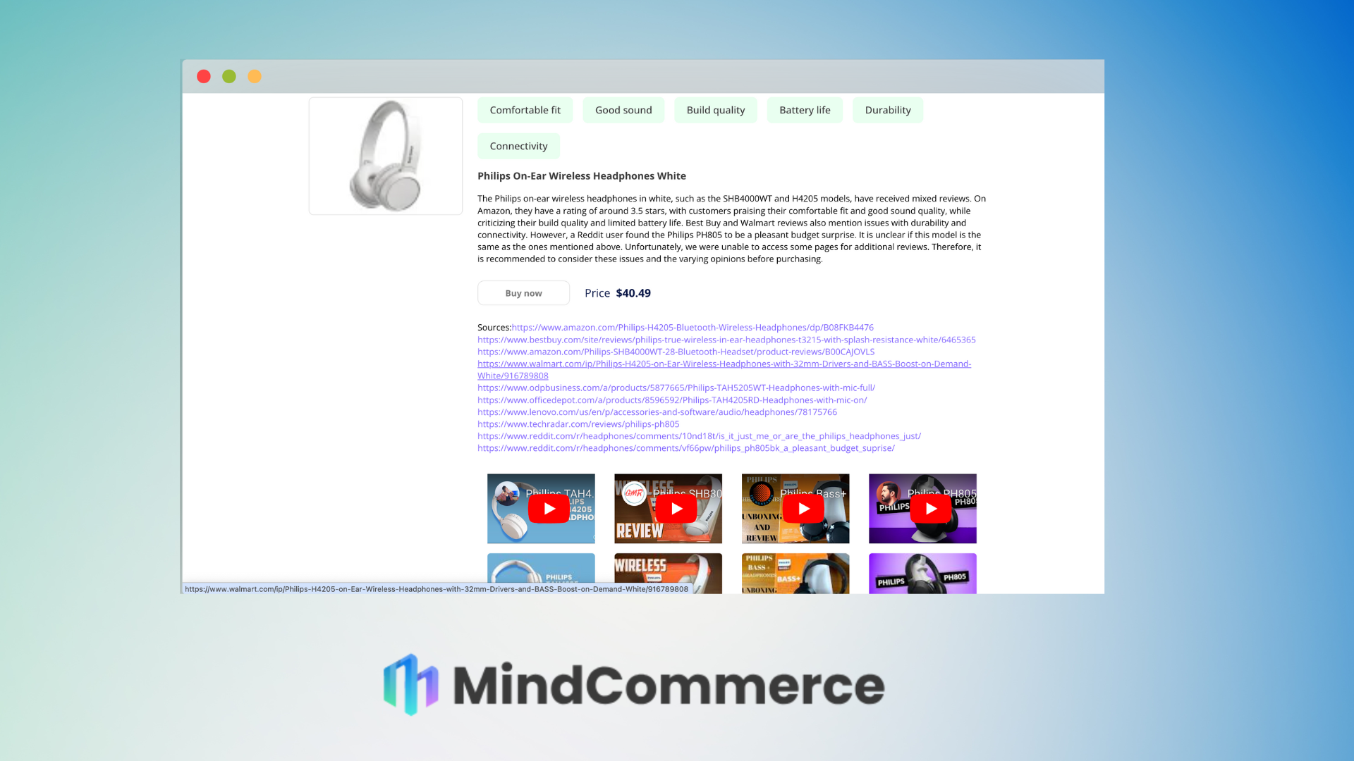 Mindcommerce - AI Ecommerce Engine