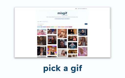 Misgif: Personalized AI Generated GIFs