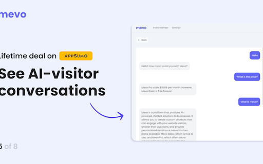 mevo: create chatbots easily