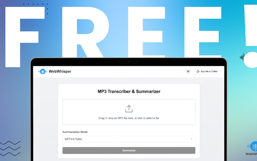 WebWhisper - Free MacWhisper Alternative