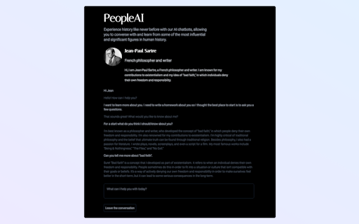 PeopleAI by ChatBotKit