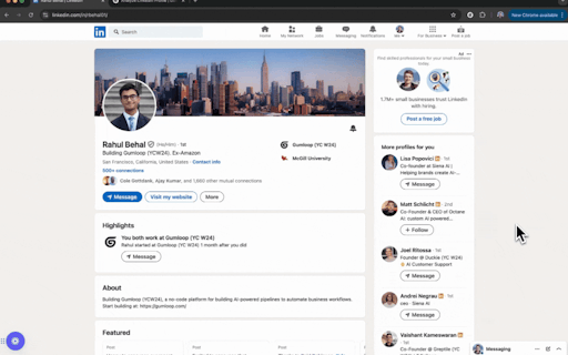 Gumloop Chrome Extension
