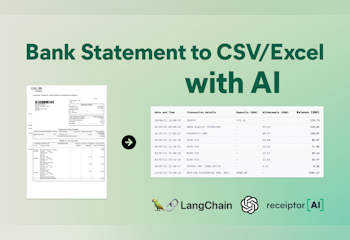 Bank Statement to CSV/Excel — AI Parser
