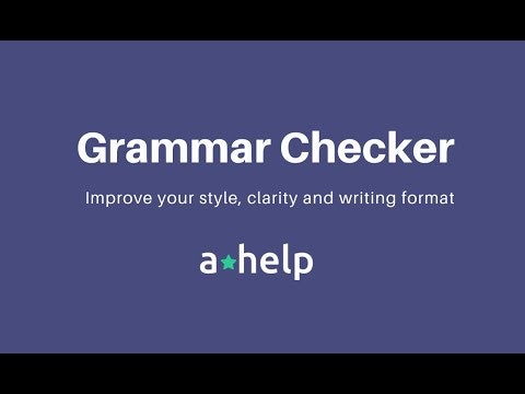 AHelp Grammar Checker 