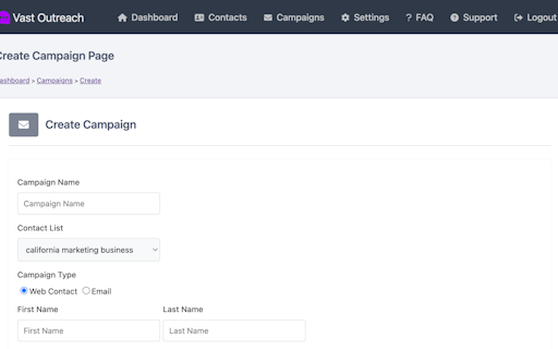 Vast Outreach