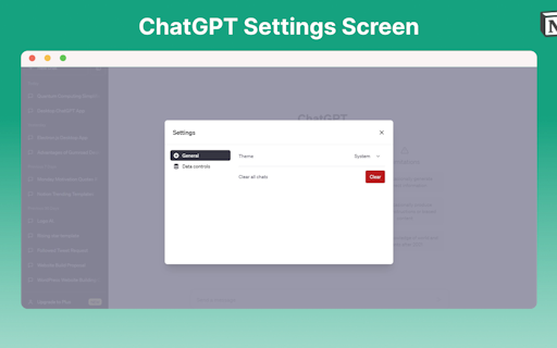 ChatGPT Desktop Hub
