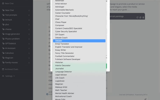 GPTSidekick