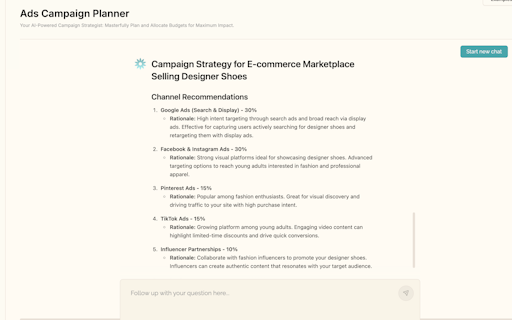 Ads Campaign Planner AI Agent