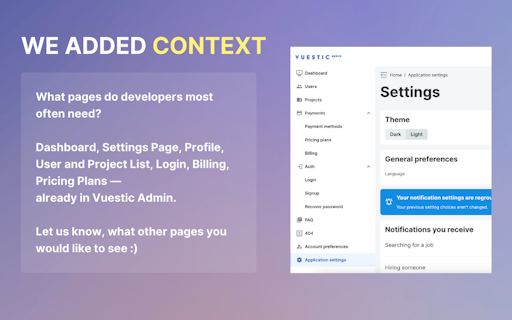 Vuestic Admin 3.0