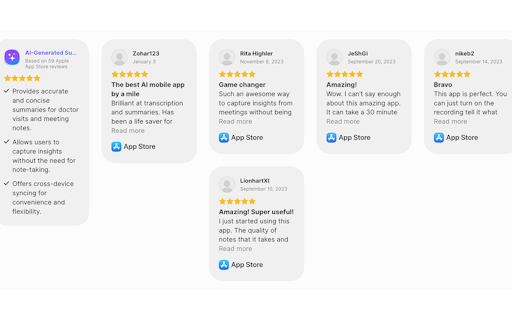 Wave AI Note Taker for iOS