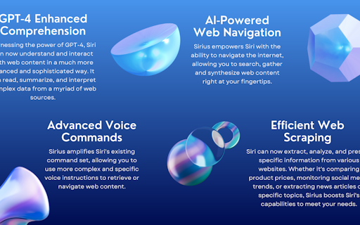 Sirius - GPT-4 Superpowers for Siri