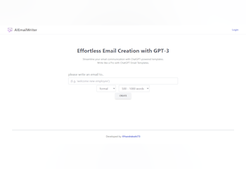 AI Email Writer