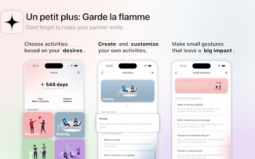Un Petit Plus: Garde la flamme