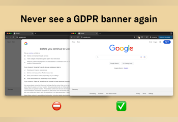 Bye-Bye Cookie Banners