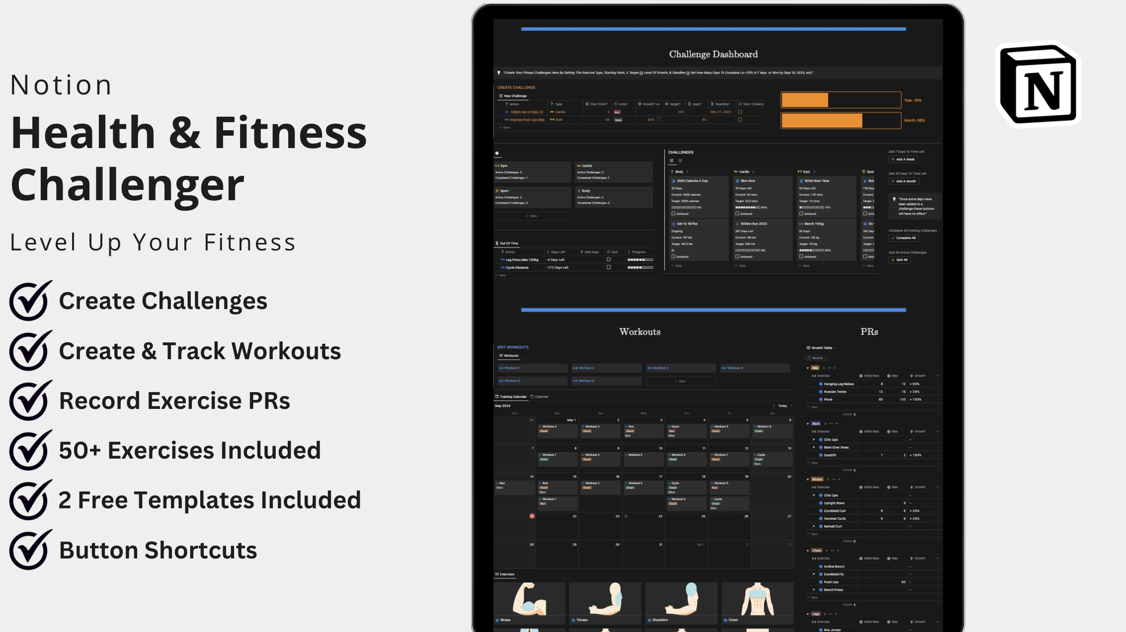 Notion Health & Fitness Challenger