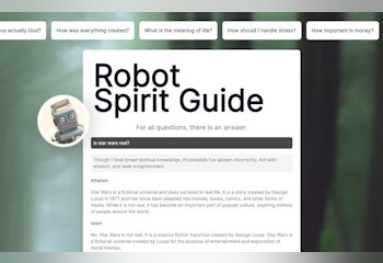 Robot Spirit Guide