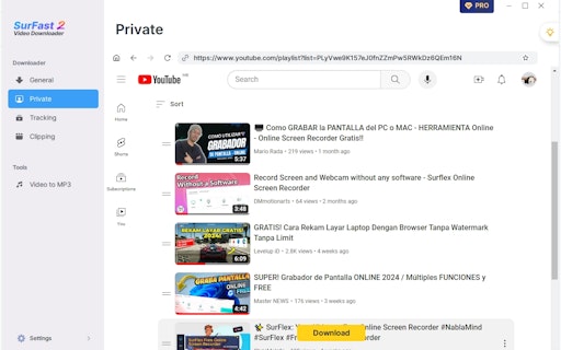 SurFast Video Downloader V2.0.0