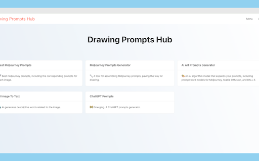 Drawing Prompts Hub