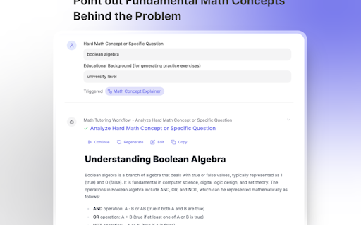 Math Concept Explainer