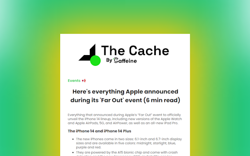 The Cache