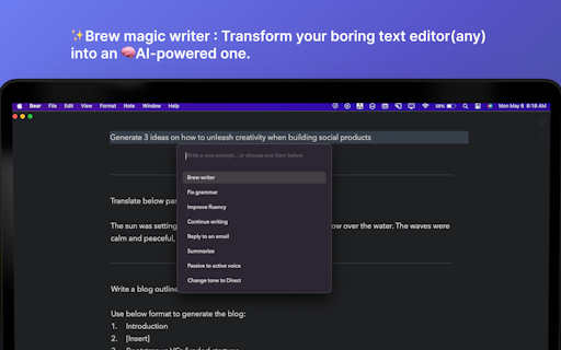 Writers brew AI