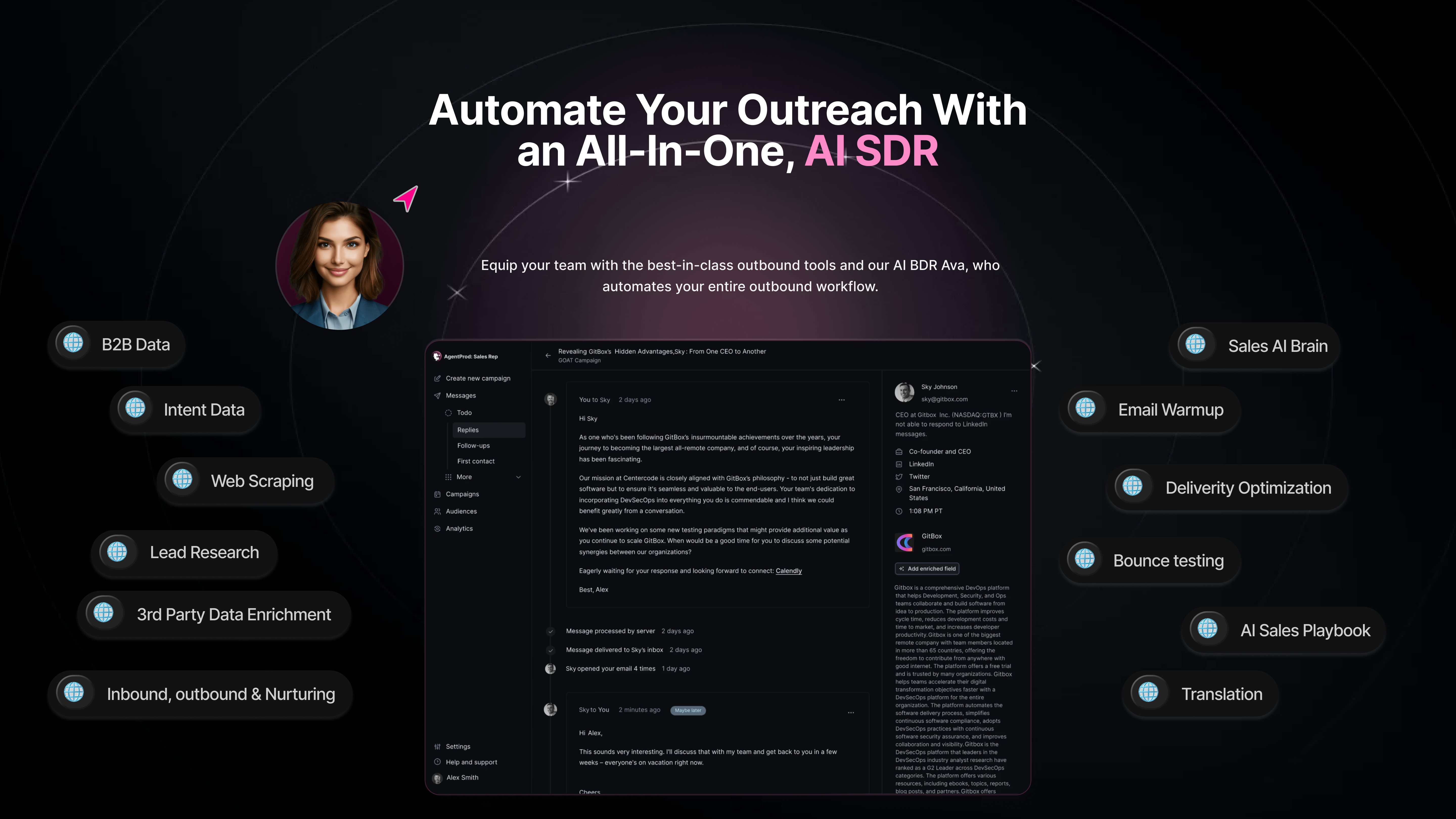 Sally - AI SDR from Agentprod