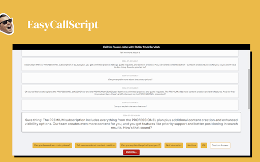 EasyCallScript