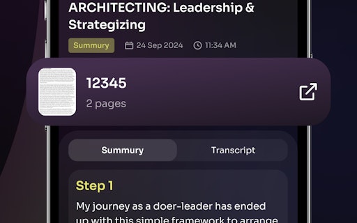 Brevity: AI Note Taker