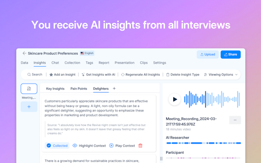 User Evaluation AI