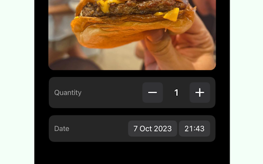 Pretzel: Food Diary