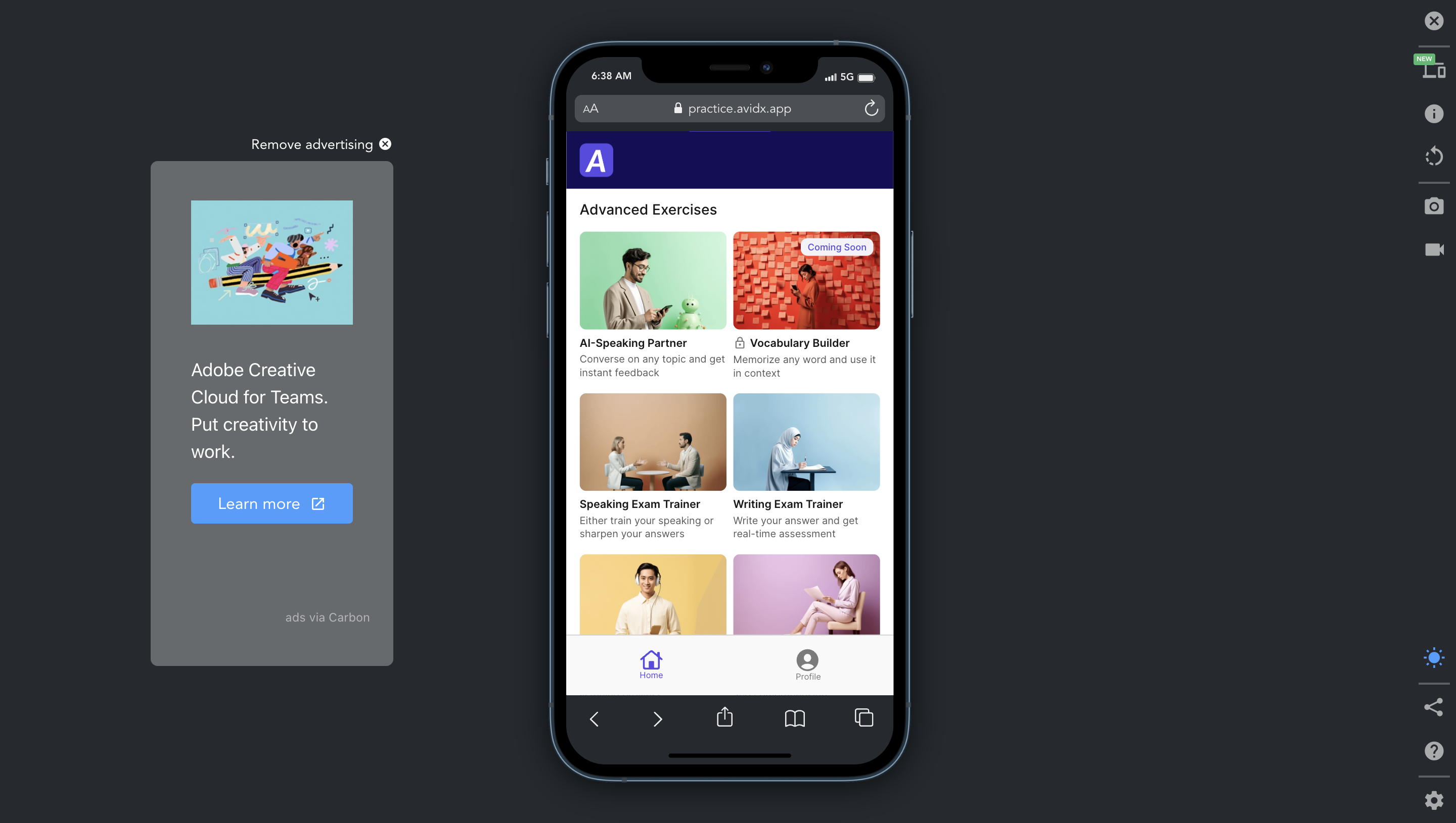 AvidX - Level up your English using AI