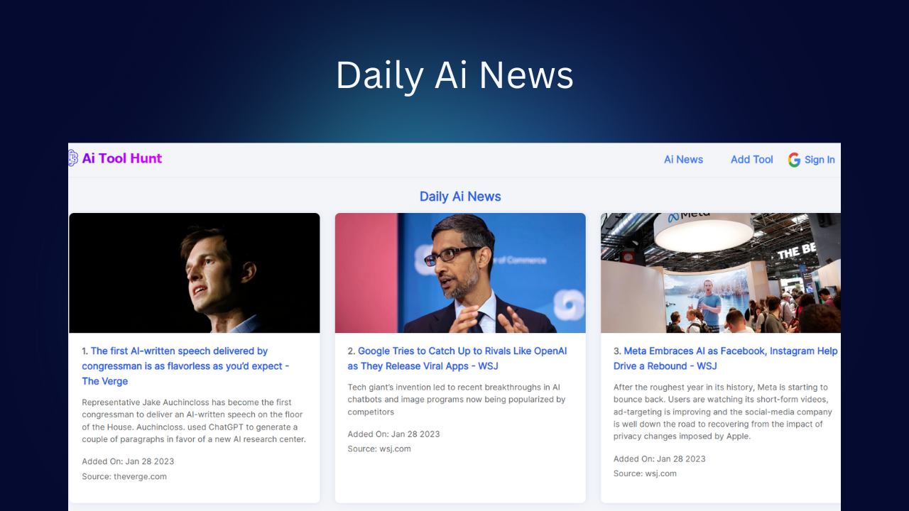 Daily Ai News