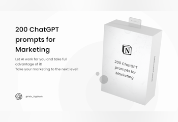 200 ChatGPT 4.0 prompts for Marketing