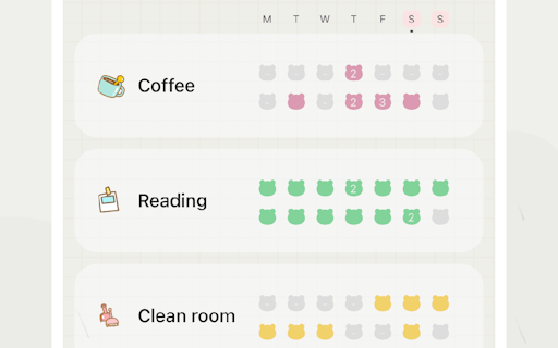 Bear Habit Tracker
