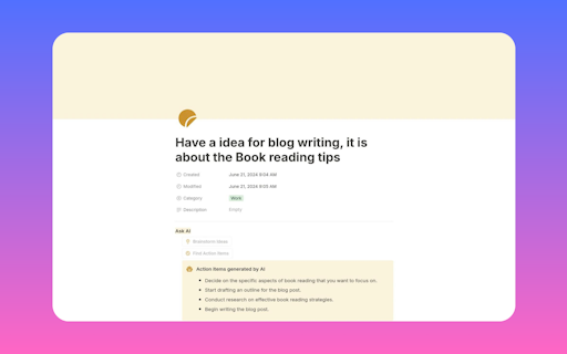 Sticky Notes with AI