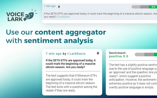 VoiceLark | Crypto news aggregator