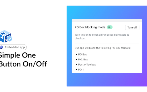 Ultimate PO Box Blocker for Shopify