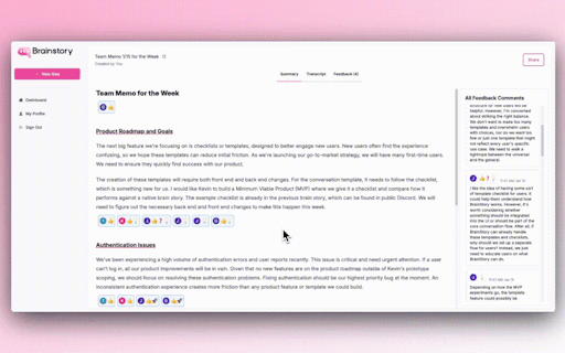 Brainstory for Teams