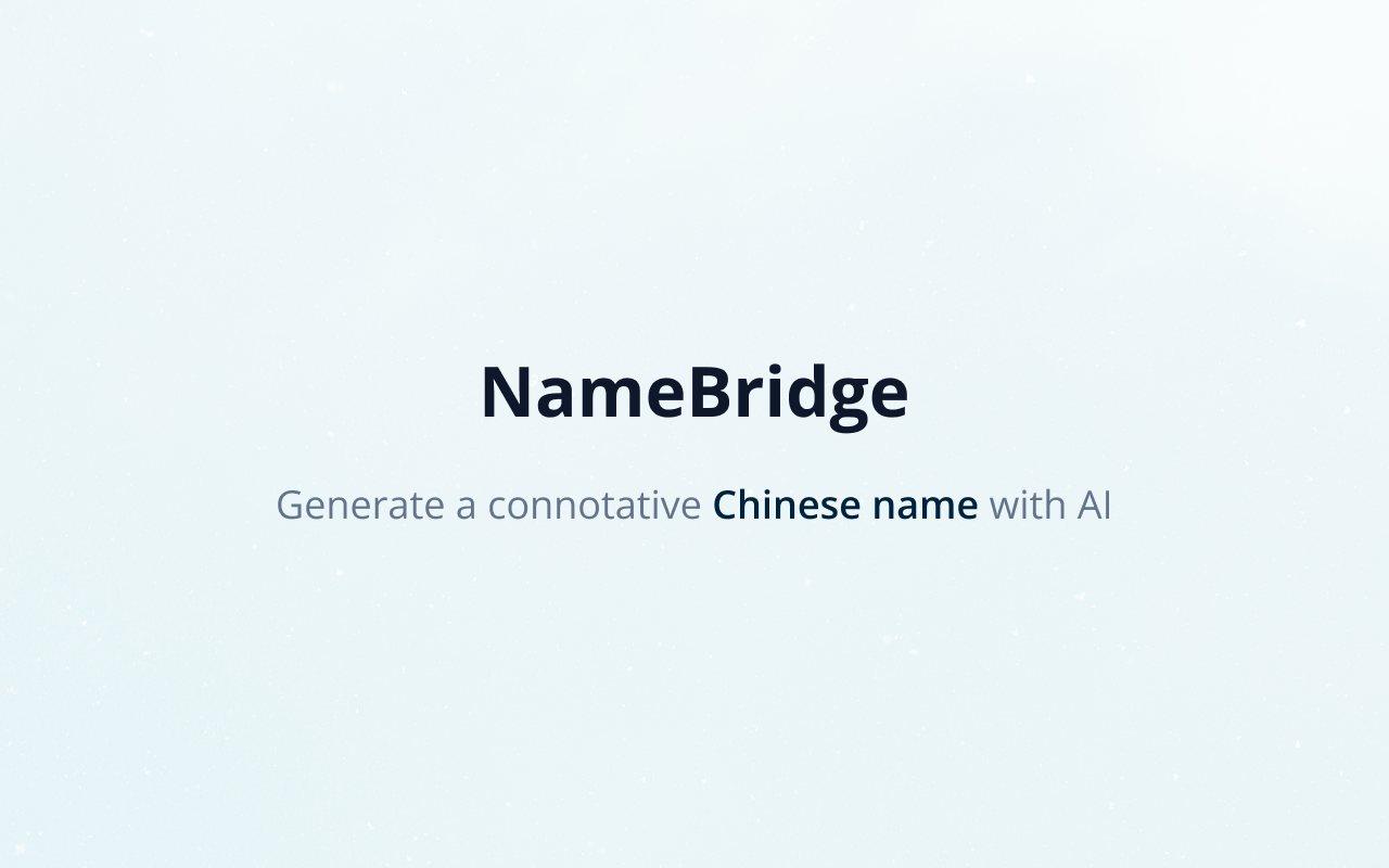 NameBridge