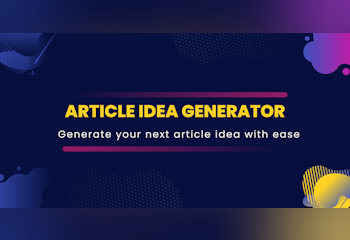 Article Idea Generator