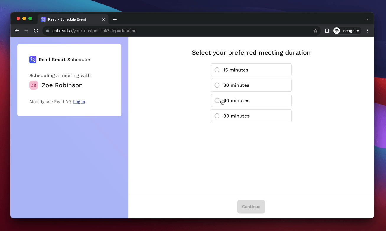 Read Smart Scheduler