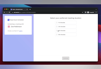 Read Smart Scheduler