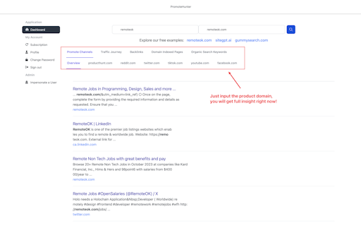 PromoteHunter